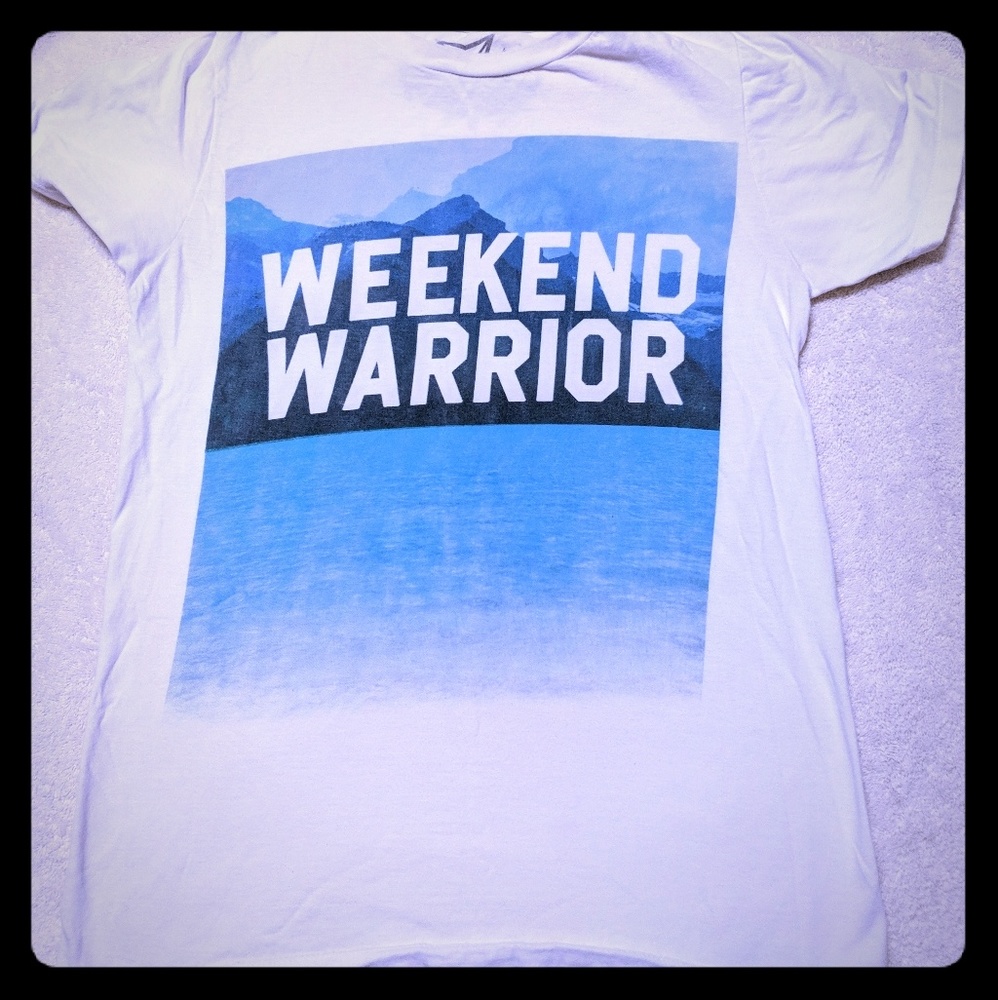 Short sleeve custom message tee size small
